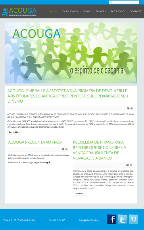 ACOUGA Asociación Galega de Consumidores e Usuarios